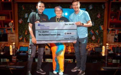 The Yard turns blue for Mental Health Awareness Week