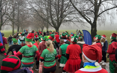 Jingling all the way to the finish line!