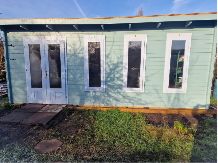 Say hello to our brand-new allotment workshop!