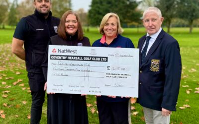 Coventry Hearsall Golf Club driving funds for Coventry and Warwickshire Mind