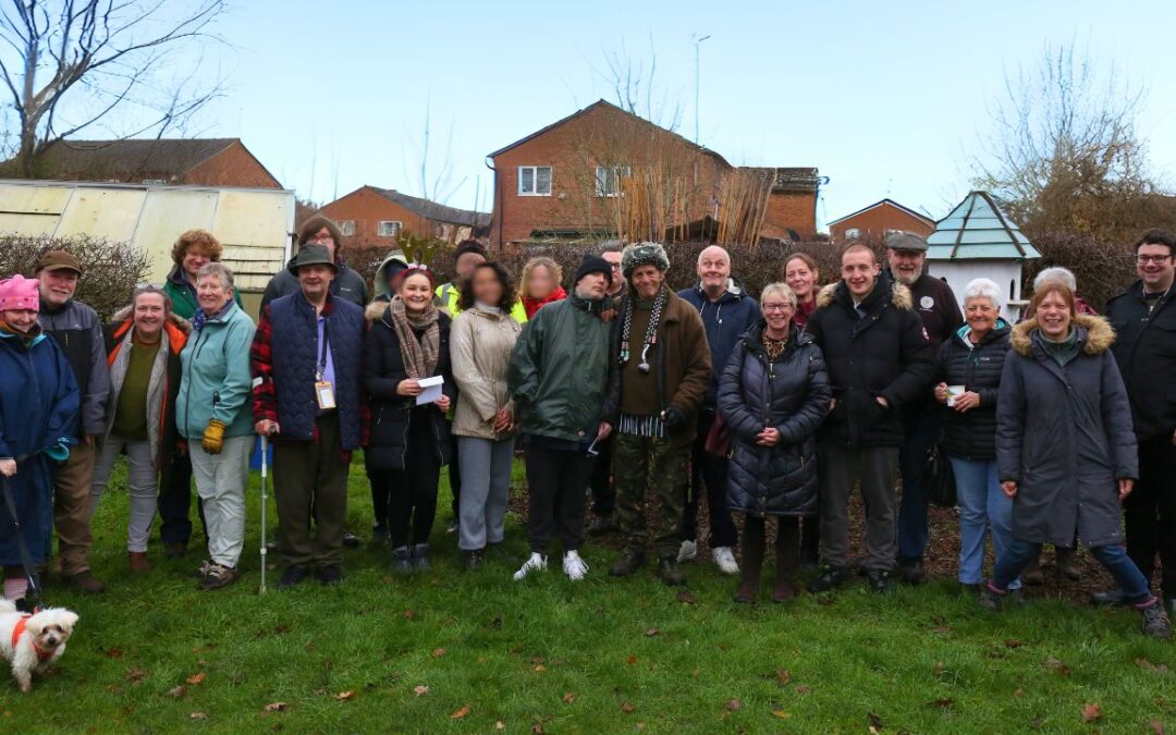 A festive get-together for our ecotherapy service