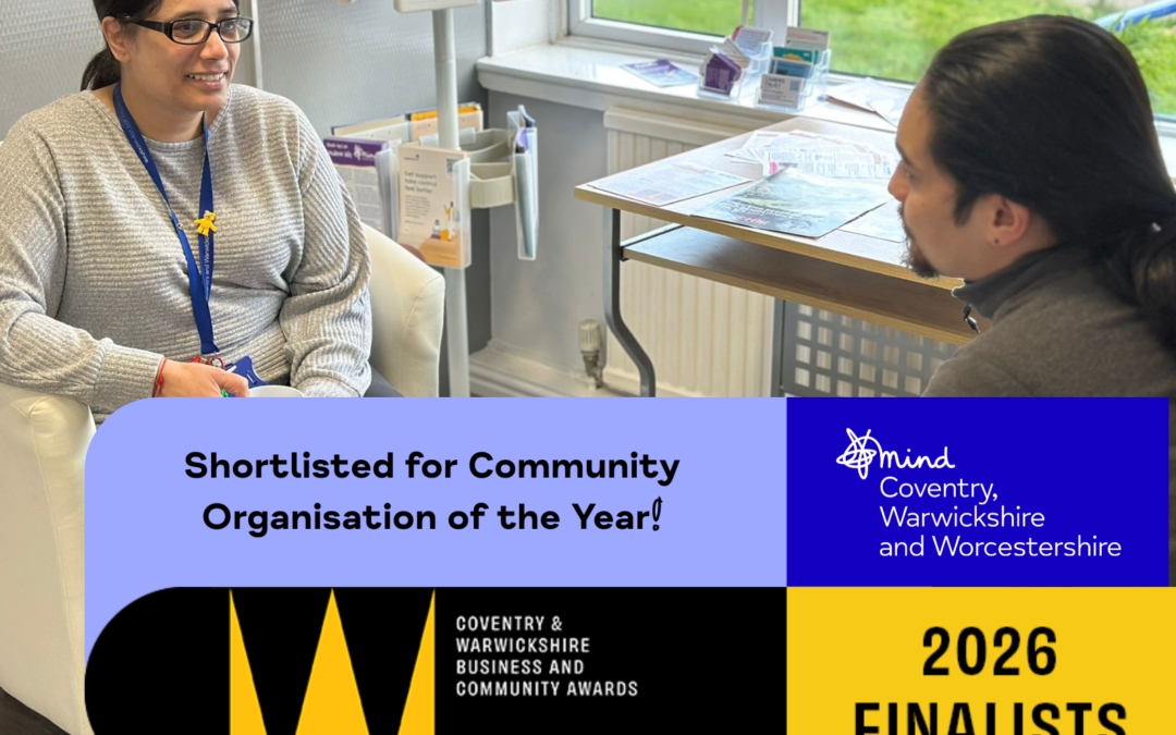CWW Mind is shortlisted for Community Organisation of the Year!